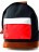 Рюкзак Mi-Pac Backpack Черно-красно-белый - фото №1