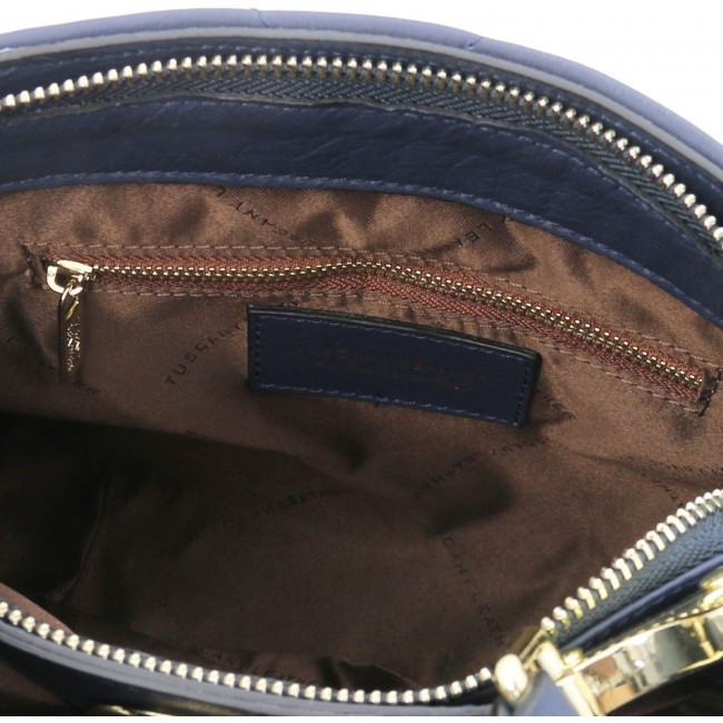 Женская сумка Tuscany Leather TL Bag TL142132 Темно-синий - фото №7