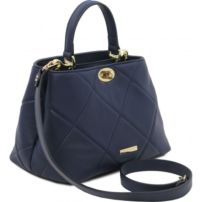 Женская сумка Tuscany Leather TL Bag TL142132 Темно-синий - фото №3