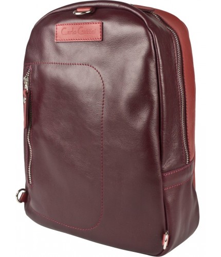 Рюкзак Carlo Gattini Albera 3055-09 Burgundy/red Бордовый/Красный- фото №1