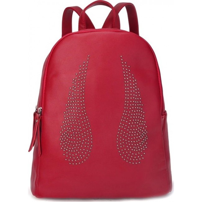 Модный рюкзачок из искусственной кожи OrsOro D-458 Бордовый (красный) - фото №1