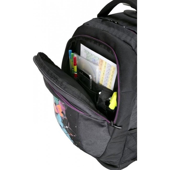 Школьный рюкзак с выдвижной ручкой Walker Trolley Walker Spin Шашка - фото №5