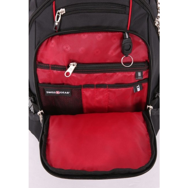Рюкзак SwissGear SA6677202408 Черный красный - фото №4