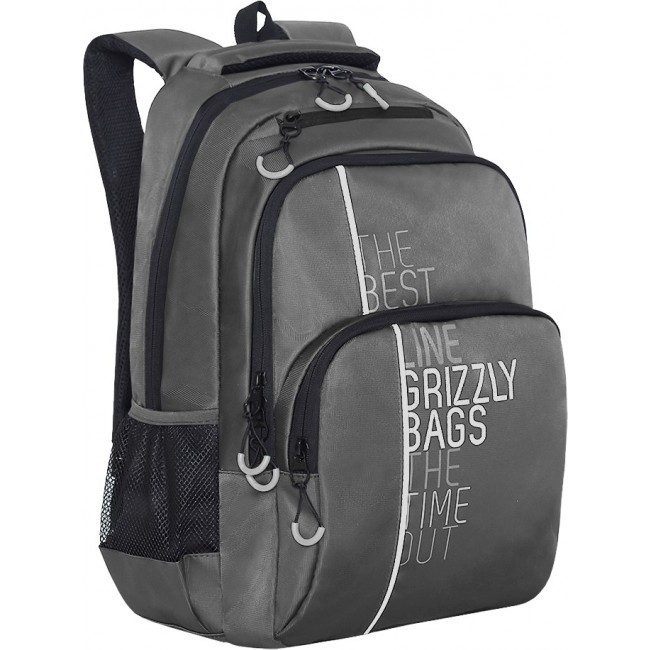 Рюкзак Grizzly RU-030-3 темно-серый - фото №2