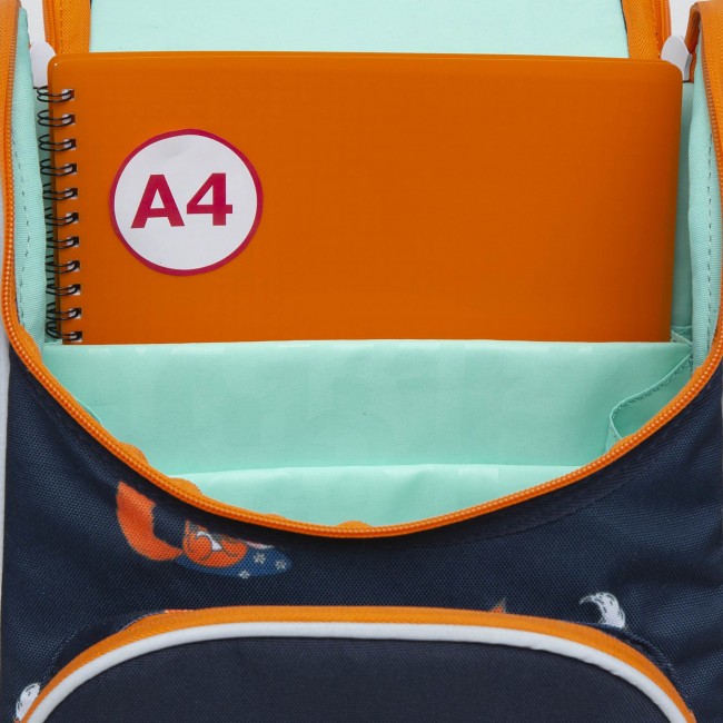 Рюкзак школьный с мешком Grizzly RAm-284-12 лисички - фото №8