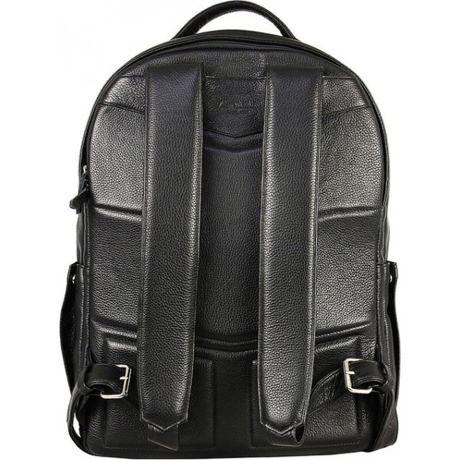 Городской кожаный рюкзак Ray Button Berlin Черный - фото №3