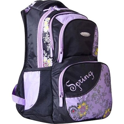 Рюкзак для школы Across G15 Весенние цветы - фото №2