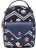 Рюкзак OrsOro DS-981 Цветочки Синий с зигзагами - фото №1
