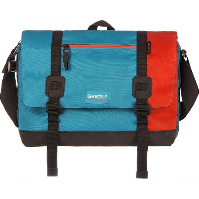 Школьная сумка Grizzly ММ-619-3 Оранжевый - голубой - синий - фото №1