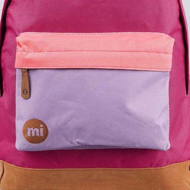 Рюкзак Mi-Pac Backpack Вишнево-розово-лиловый - фото №5