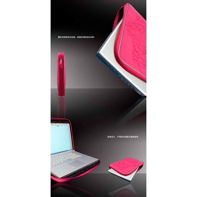 Чехол для ноутбука Kawaii Factory Чехол для MacBook 13.3" "Геральдика" Красно-розовый - фото №4