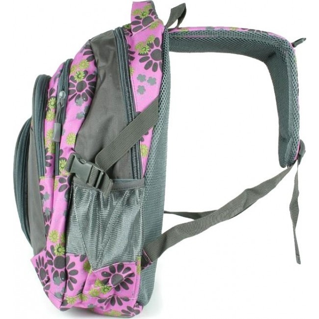 Рюкзак Polar 80072 Фиолетовый с цветочками - фото №2