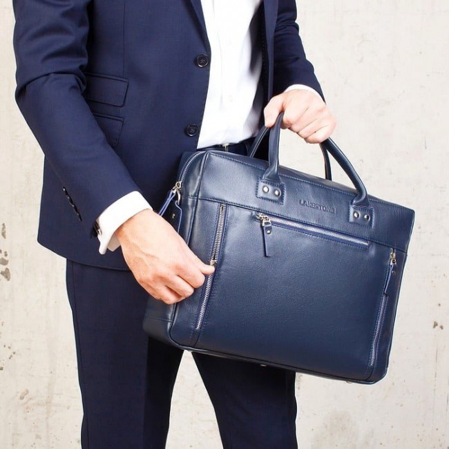 Мужская сумка Lakestone Barossa Синий - фото №7