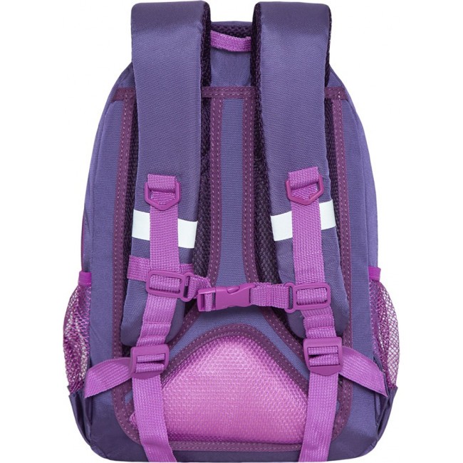 Рюкзак школьный Grizzly RG-160-3 фиолетовый - фото №3