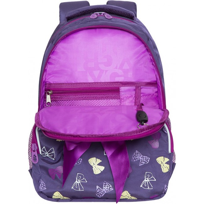 Рюкзак школьный Grizzly RG-160-3 фиолетовый - фото №5