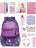 Рюкзак школьный Grizzly RG-160-3 фиолетовый - фото №10
