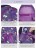 Рюкзак школьный Grizzly RG-160-3 фиолетовый - фото №11