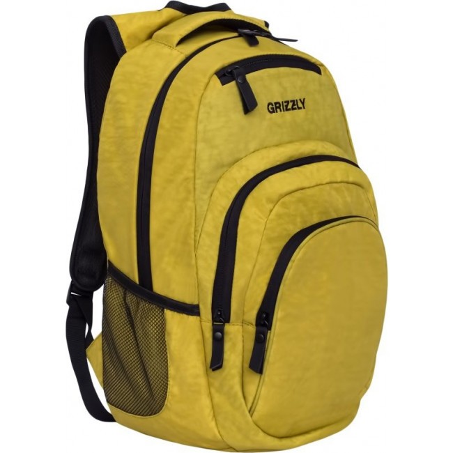 Рюкзак Grizzly RQ-900-1 Желтый - фото №2