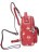 Рюкзак OrsOro DS-981 Красный с маками - фото №2