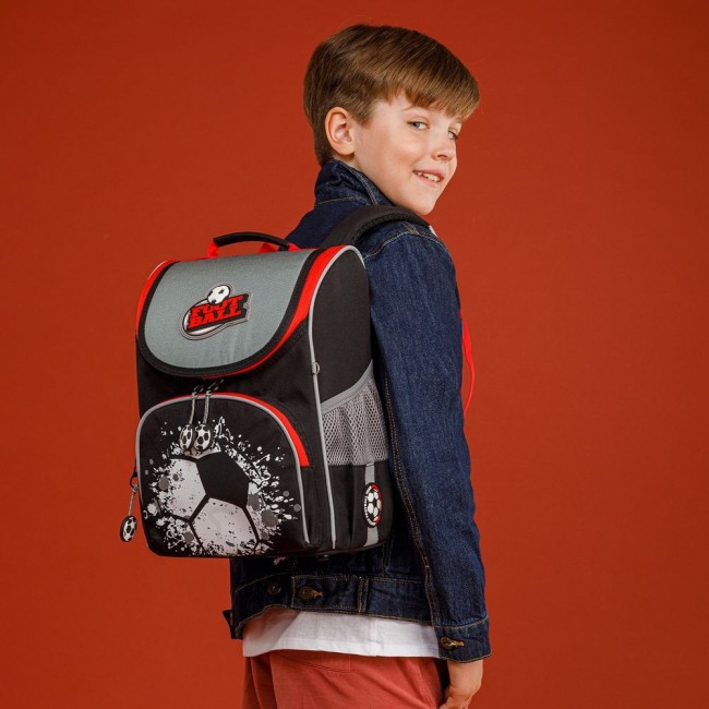 Школьный рюкзак с мешком Grizzly RAm-185-1 черный - фото №10