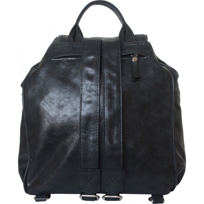 Женский кожаный рюкзак Carlo Gattini Aventino Черный Black - фото №3
