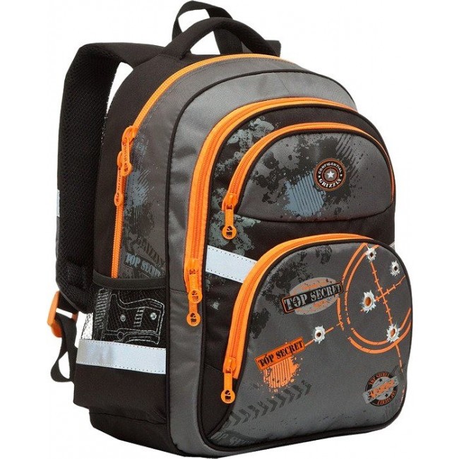 Рюкзак для 5-11 класса Grizzly RB-629-2 Черный - фото №2