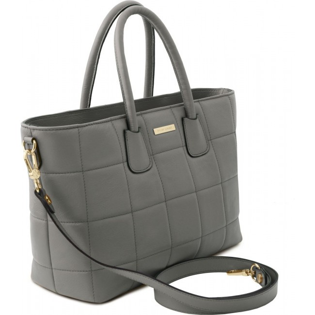 Женская сумка Tuscany Leather TL Bag TL142124 Серый - фото №3