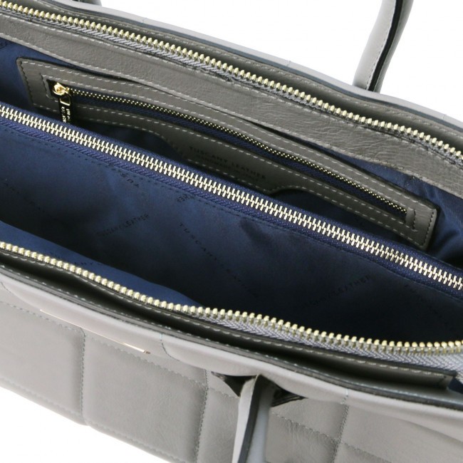 Женская сумка Tuscany Leather TL Bag TL142124 Серый - фото №6