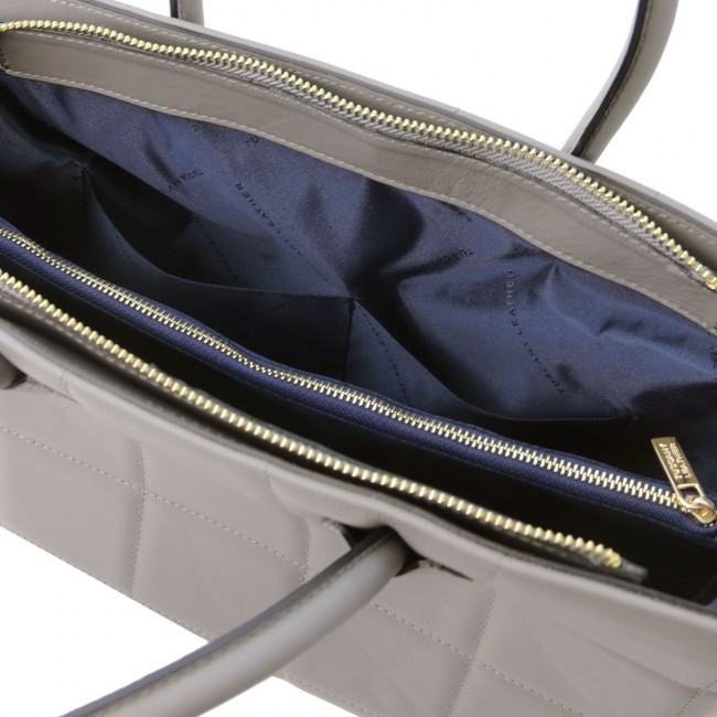 Женская сумка Tuscany Leather TL Bag TL142124 Серый - фото №7