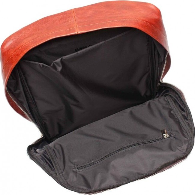 Рюкзак кожаный Lakestone Adams Рыжий - фото №5