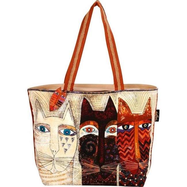 Женская сумка LAUREL BURCH 476016 ANCESTRAL CATS Цветная - фото №1