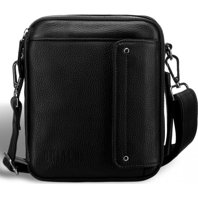 Мужская сумочка на плечо Brialdi Montone Черный - фото №3