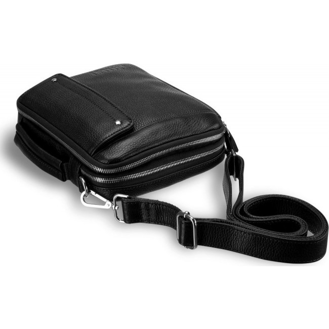 Мужская сумочка на плечо Brialdi Montone Черный - фото №7