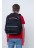 Рюкзак школьный Grizzly RB-254-4 черный-красный - фото №7