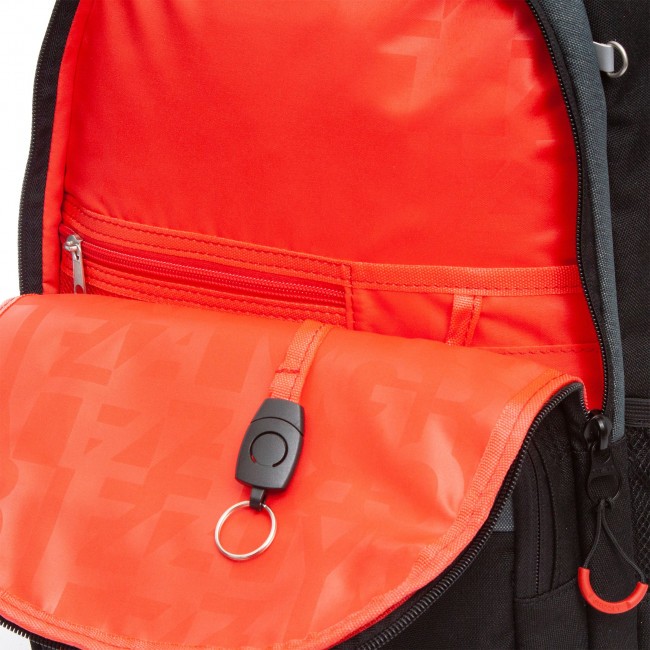 Рюкзак школьный Grizzly RB-254-4 черный-красный - фото №12
