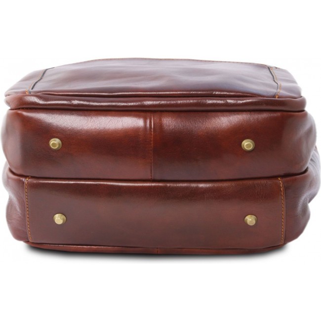 Кожаный рюкзак для ноутбука Tuscany Leather Phuket TL141402 Черный - фото №4