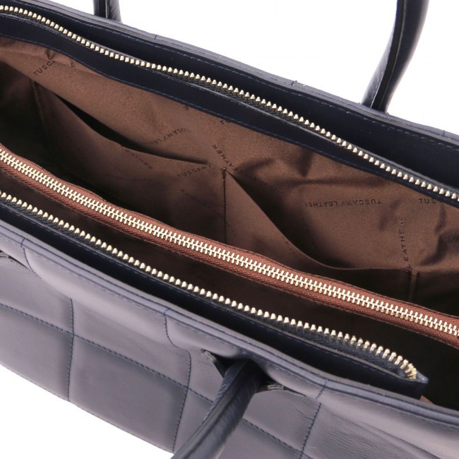 Женская сумка Tuscany Leather TL Bag TL142124 Темно-синий - фото №7