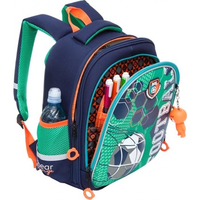 Школьный ранец Orange Bear Z-830 Футбол (синий) - фото №4