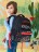 Рюкзак школьный Grizzly RB-254-1 черный-красный - фото №12