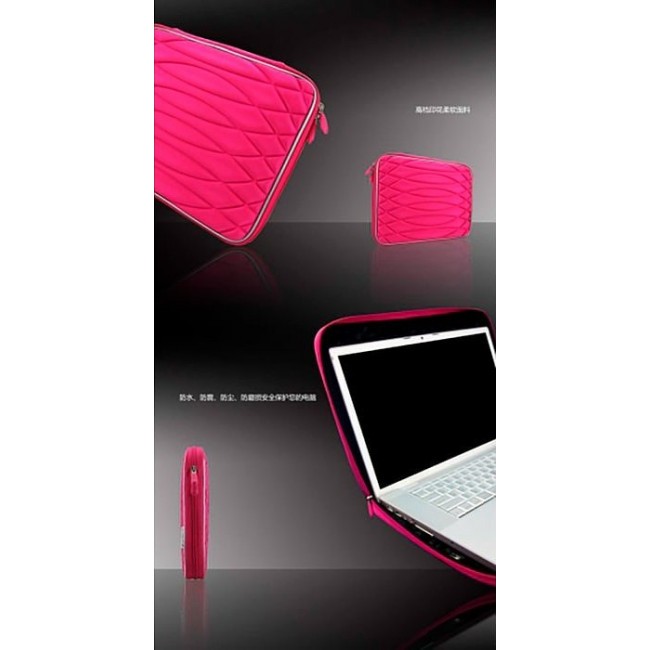 Чехол для ноутбука Kawaii Factory Чехол для MacBook 15.4" "Бриллиант" Красно-розовый - фото №5