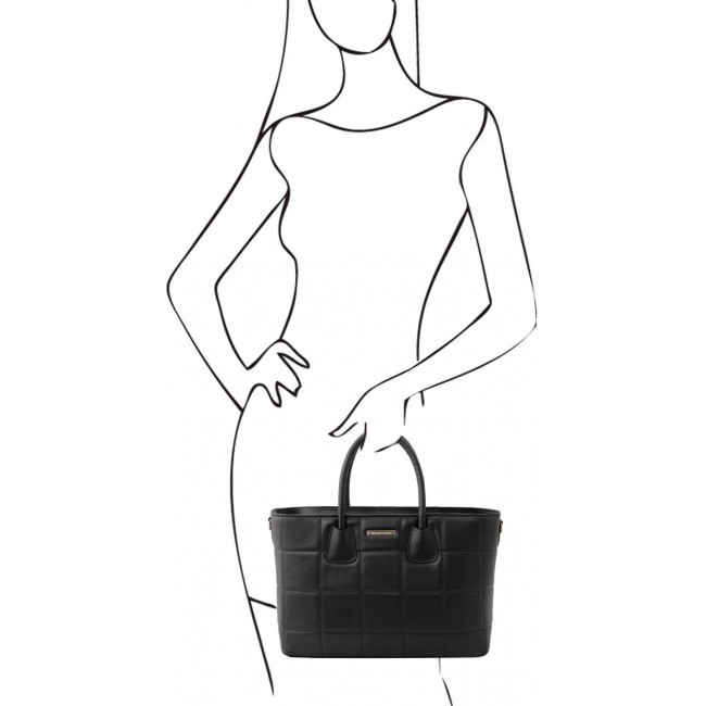 Женская сумка Tuscany Leather TL Bag TL142124 Черный - фото №9