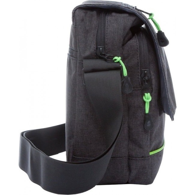 Школьная сумка Grizzly MM-805-4 Черный - Салатовый - фото №3
