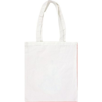 Эко-сумка шоппер Kawaii Factory Is to yet come розовая - фото №2