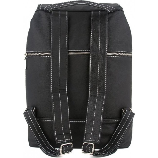 Рюкзак Sofitone RM 002 Плетеный D4-A1-P Черный - Молочный - Белый - фото №4