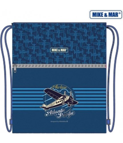 Мешок для обуви Mike&Mar Shoes Bag Аэроплан темно-синий- фото №1
