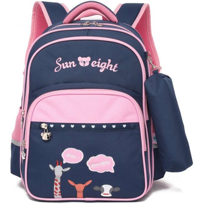 Рюкзак Sun eight SE-2711 Темно-синий/розовый - фото №1