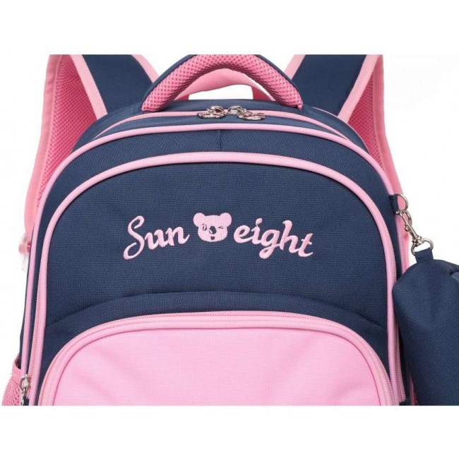 Рюкзак Sun eight SE-2711 Темно-синий/розовый - фото №3