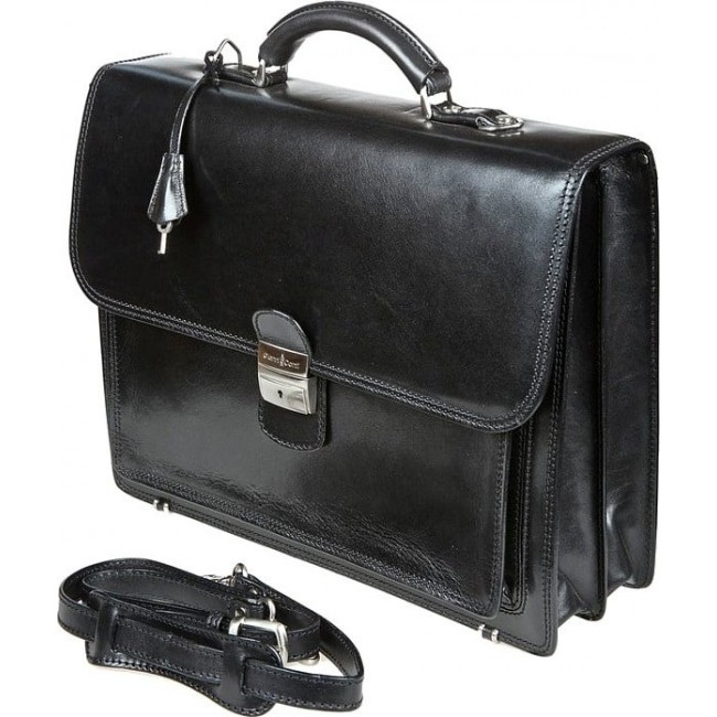 Мужская сумка Gianni Conti 901015 Черный - фото №2
