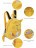 Рюкзак Grizzly RXL-224-2 желтый - фото №5