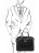 Кожаный портфель для ноутбука Tuscany Leather Pisa TL141660 Черный - фото №4